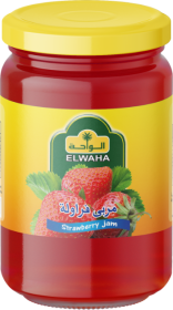 strawberry jam jar